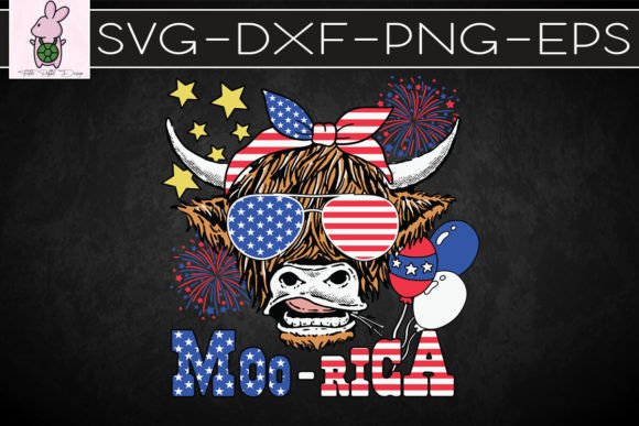 American Cow Moo-rica SVG: Crafts & Graphics for Patriotic Makers