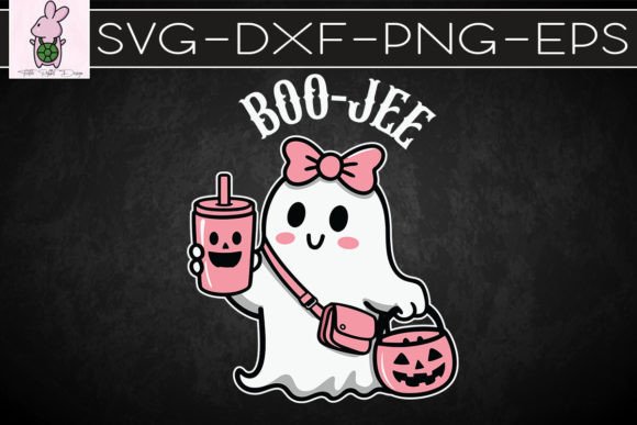 Boujee Spooky Ghost Halloween SVG for Crafts & Graphics