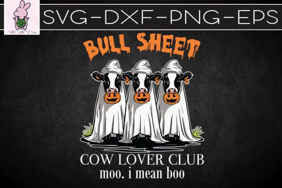 Bull Sheet Halloween Cow Funny SVG: Graphics for Crafts & Fun