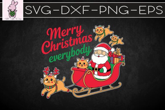 Cats for Everybody Christmas SVG: Graphics for Crafts & Content