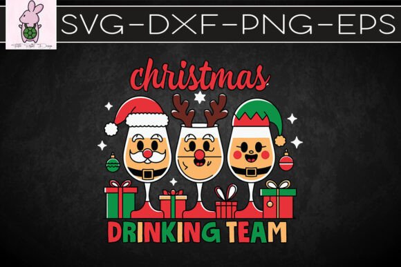 Christmas Drinking Team SVG: Crafts & Graphics for Local Branding