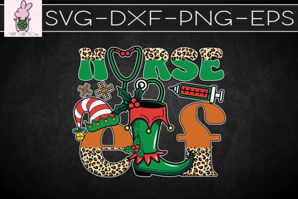 Christmas Nurse Elf SVG: Graphics for Crafts & Branding