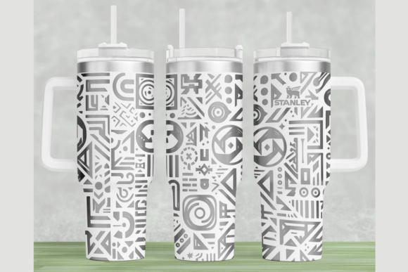 Graffiti Art Stanley 40oz Laser Wrap SVG: Graphics for Tumbler Wraps