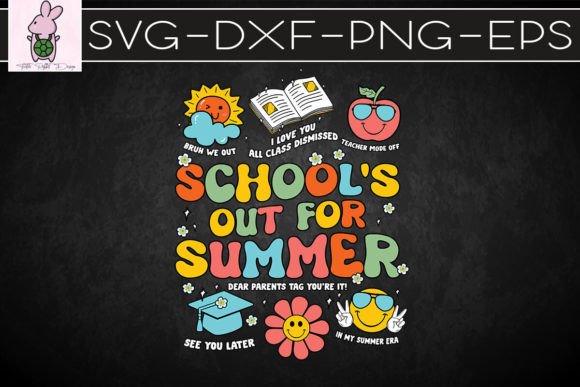 Schools Out for Summer Graduation Graphics