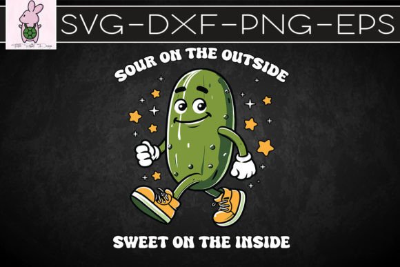 Sour on Outside Sweet on Inside SVG: Graphics for Crafts & Charm