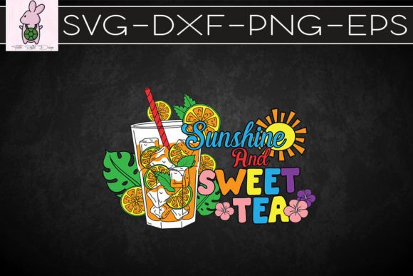 Sunshine and Sweet Tea Summer SVG: Graphics for Crafts